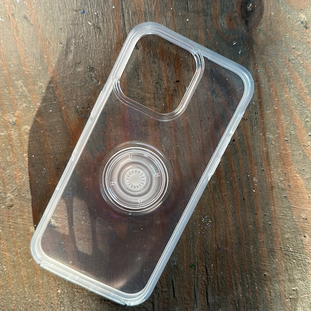 IPhone 14 Pro Max Clear Otterpop Case :)